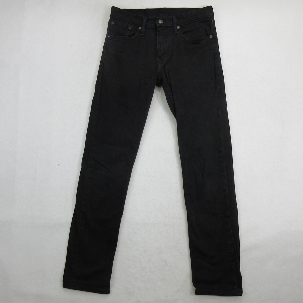 Levi's Men's 511 Slim Fit Jeans Size 29x32 Black Stretch Denim Pants